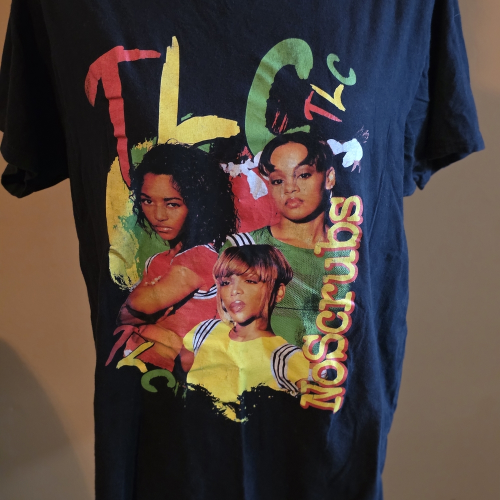 Black TLC No Scrubs Graphic T-Shirt